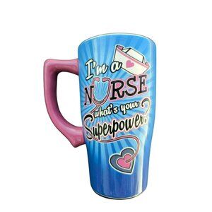 Mug I'm a Nurse What's Your Superpower? Tall Coffee Tea Medical Appreciation